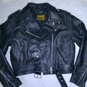 Women's Leather Motorcycle Jacket